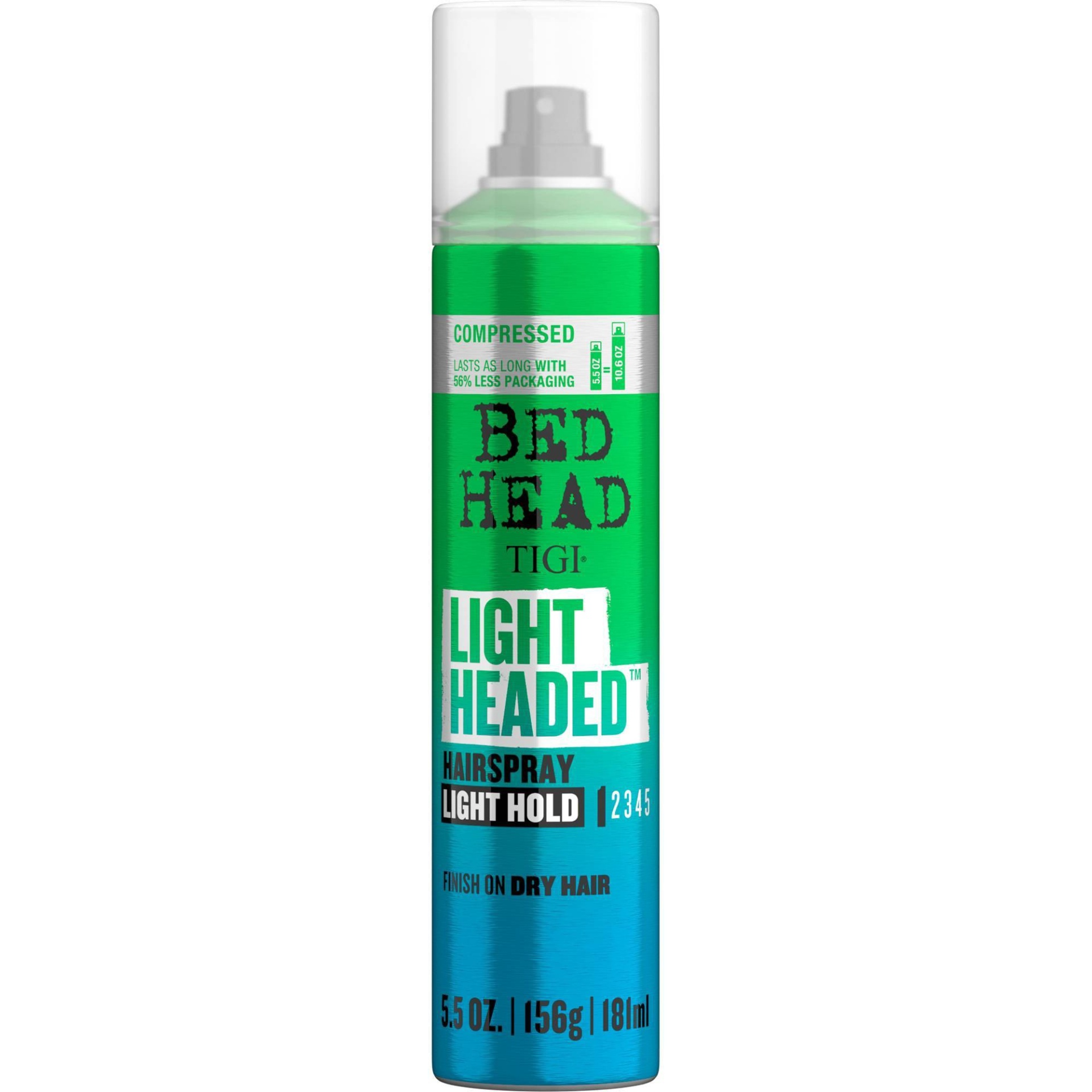 slide 1 of 4, TIGI Bed Head Lightheaded Light Hold Hairspray Aerosol, 5.5 oz