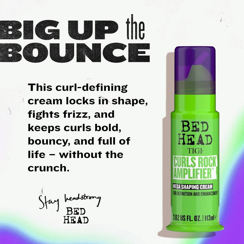 slide 7 of 8, TIGI Bed Head Curls Rock Amplifier Mega Shaping Cream - 3.82 fl oz, 3.82 fl oz