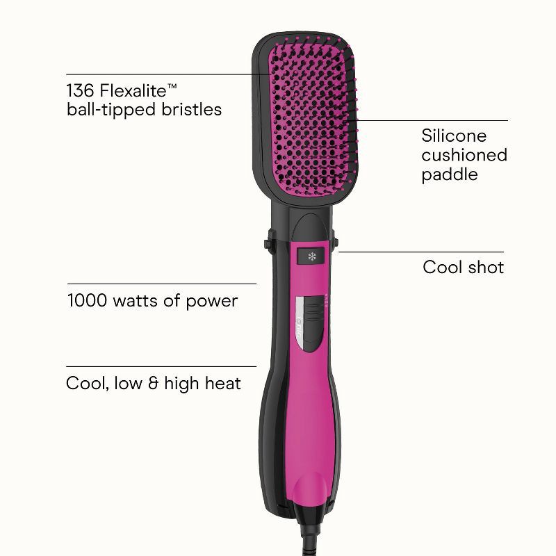 slide 2 of 8, INFINITI PRO CONAIR All-in-One Smoothing Dryer Brush, 1 ct