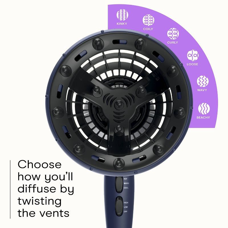slide 4 of 10, INFINITI PRO CONAIR Natural Texture Styling System Hair Dryer, 1 ct
