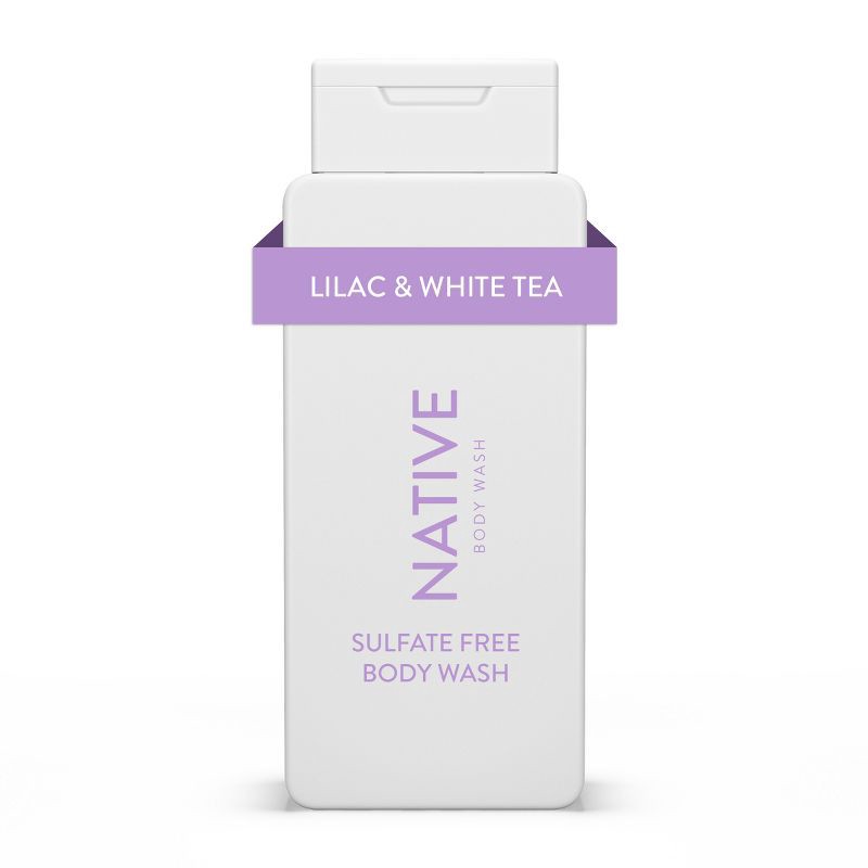 slide 1 of 6, Native Body Wash - Lilac & White Tea - Sulfate Free - 18 fl oz, 18 fl oz