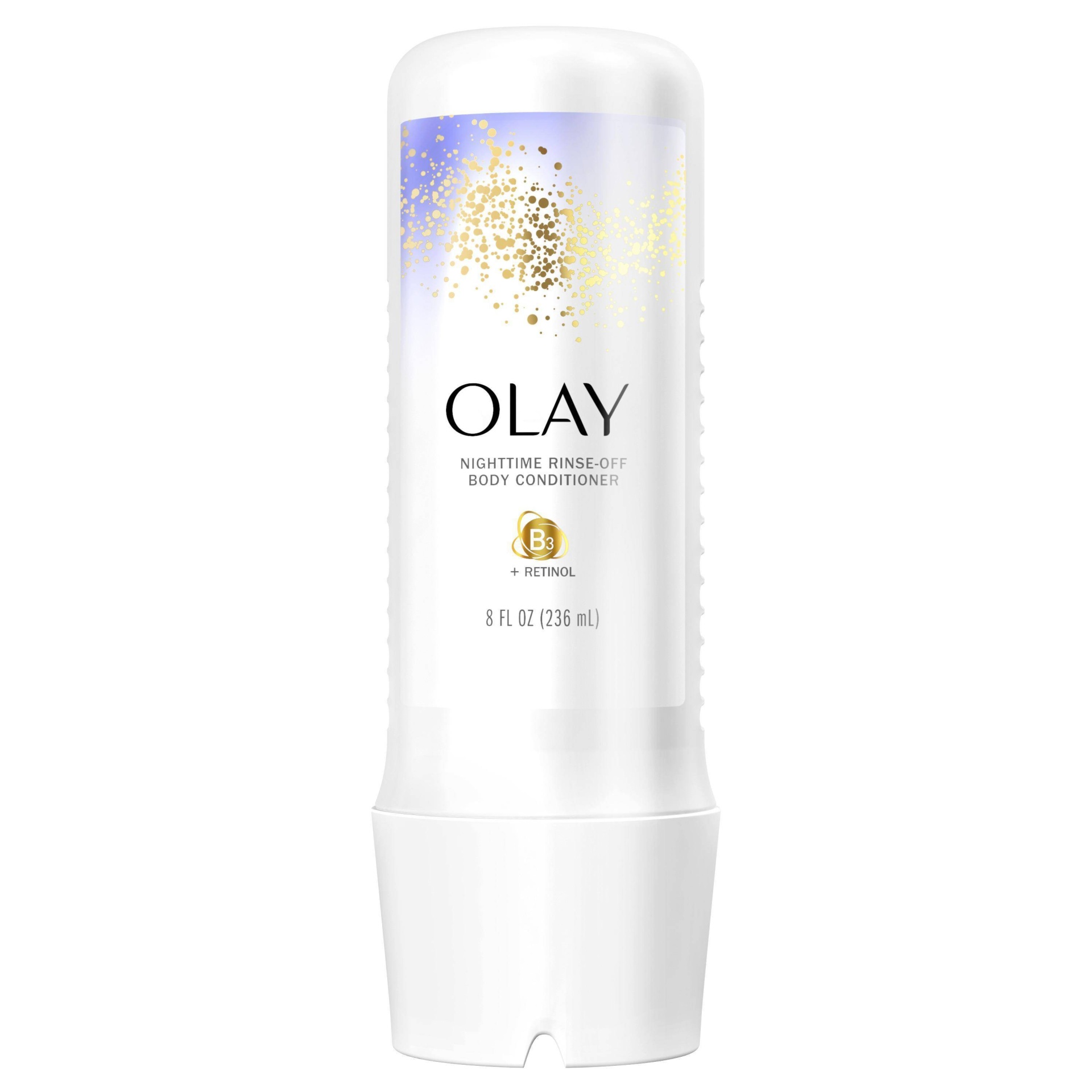 slide 1 of 7, Olay Nighttime Rinse-off Body Conditioner with Retinol - 8 fl oz, 8 fl oz