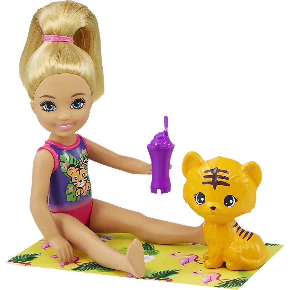 slide 4 of 6, Barbie and Chelsea the Lost Birthday Splashtastic Pool Surprise Playset, 1 ct