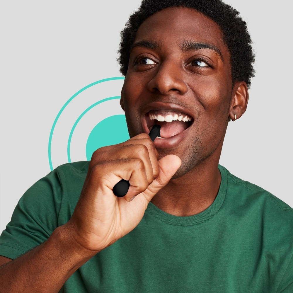 slide 7 of 19, quip Plastic Smart Electric Toothbrush Starter Kit Minute Timer, Bluetooth, Free App + Travel Case - All-White, 1 ct