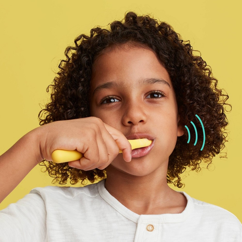 slide 11 of 19, quip Plastic Smart Electric Toothbrush Starter Kit Minute Timer, Bluetooth, Free App + Travel Case - All-White, 1 ct