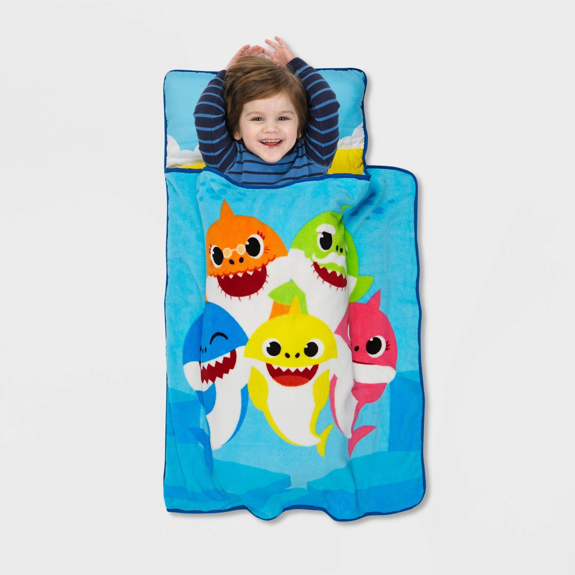 slide 1 of 8, Baby Shark Toddler Nap Pad, 1 ct