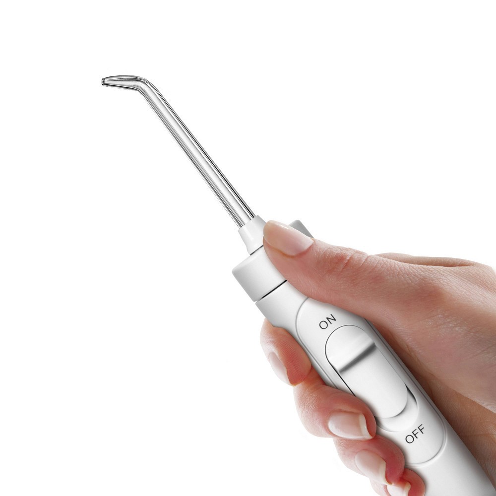 slide 7 of 10, Waterpik ION Compact Rechargeable Cordless Countertop Water Flosser - WF-11W010-1 - White, 1 ct