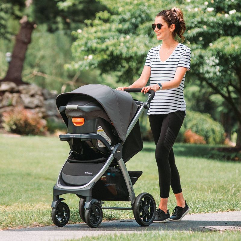 slide 5 of 14, Chicco Bravo 3-in-1 Quick-Fold Trio Travel System - Parker, 1 ct