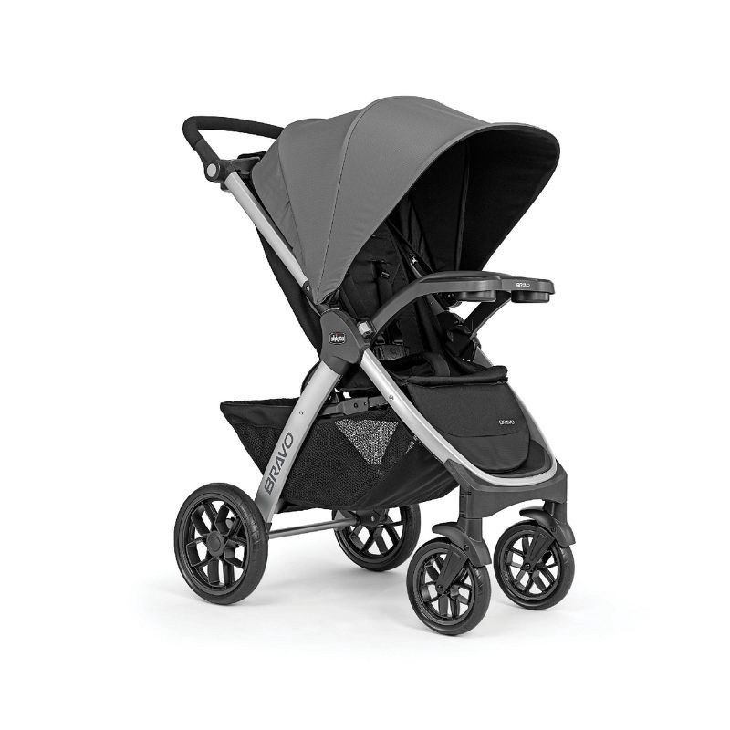 slide 2 of 14, Chicco Bravo 3-in-1 Quick-Fold Trio Travel System - Parker, 1 ct