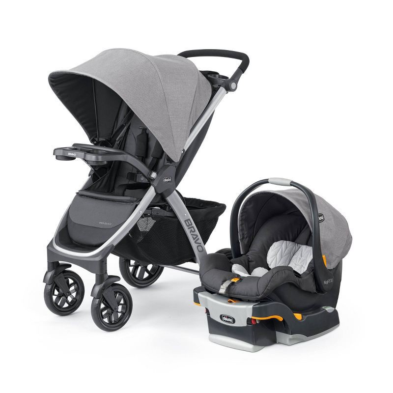 slide 1 of 14, Chicco Bravo 3-in-1 Quick-Fold Trio Travel System - Parker, 1 ct