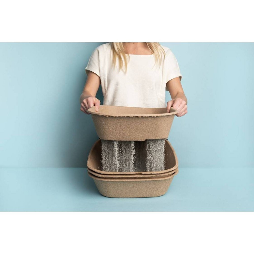 slide 5 of 6, Kitty Sift Disposable Sifting Cat Litter Box - L, 1 ct