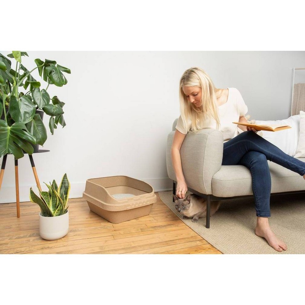 slide 6 of 6, Kitty Sift Disposable Sifting Cat Litter Box - L, 1 ct