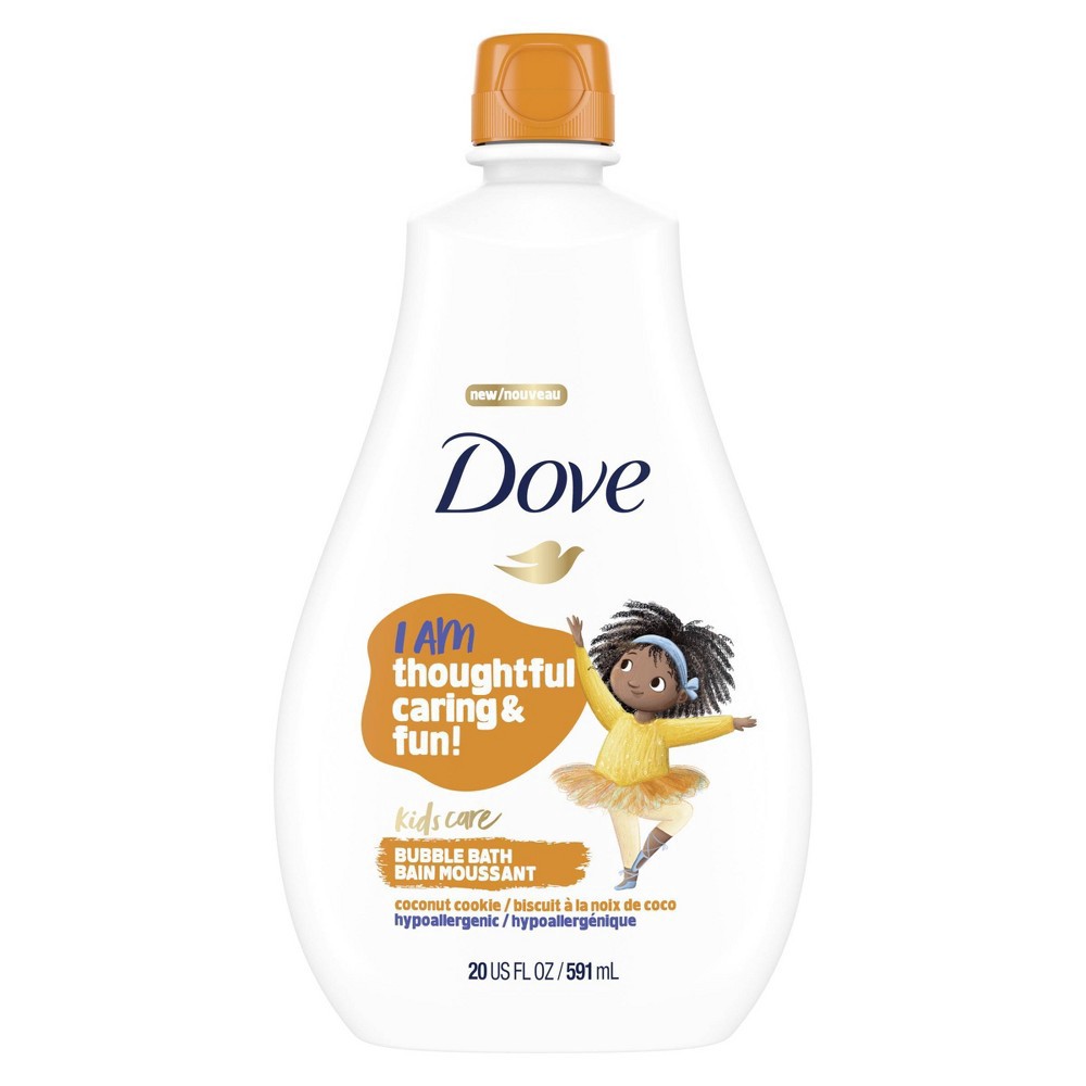 slide 6 of 7, Dove Beauty Kids Care Hypoallergenic Bubble Bath Coconut Cookie - 20 fl oz, 20 fl oz