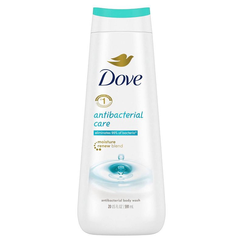 slide 2 of 7, Dove Beauty Dove Body Wash Antibacterial Care, Effectively Cleanses & Eliminates 99% of Bacteria - 20 fl oz, 20 fl oz