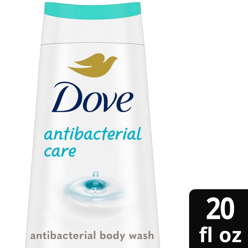 slide 1 of 7, Dove Beauty Dove Body Wash Antibacterial Care, Effectively Cleanses & Eliminates 99% of Bacteria - 20 fl oz, 20 fl oz