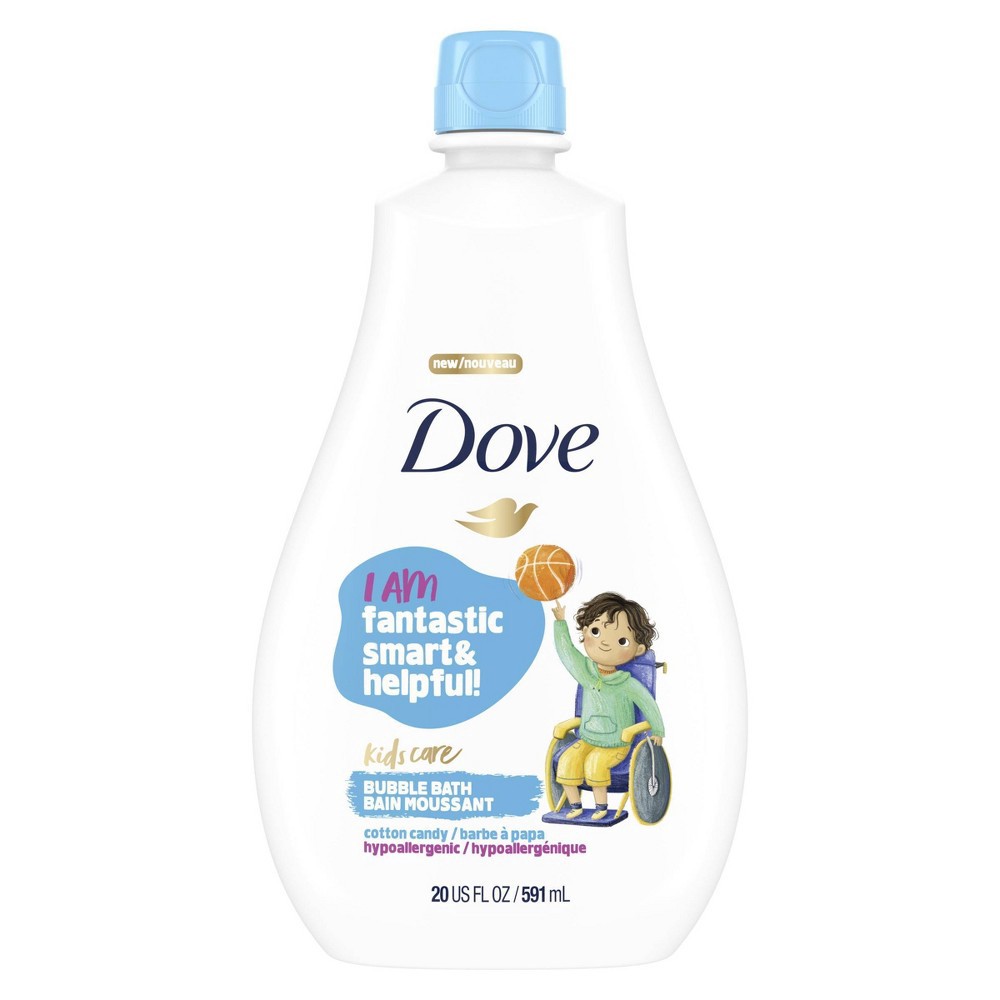 slide 5 of 7, Dove Beauty Kids Care Hypoallergenic Bubble Bath Cotton Candy - 20 fl oz, 20 fl oz