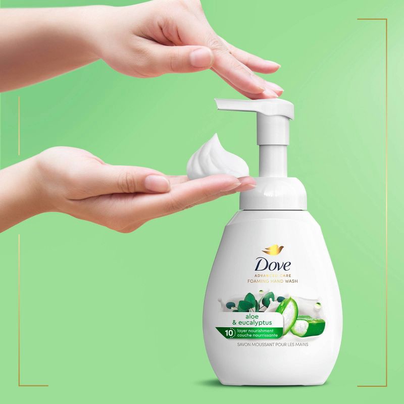 slide 8 of 11, Dove Beauty Nourishing Foaming Hand Wash Soap - Aloe & Eucalyptus - 10.1 fl oz, 10.1 fl oz