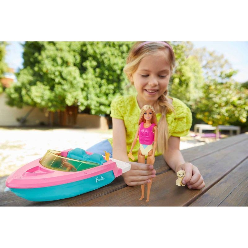 slide 2 of 6, ​Barbie Doll & Boat Playset, 1 ct