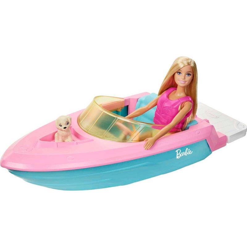 slide 4 of 6, ​Barbie Doll & Boat Playset, 1 ct