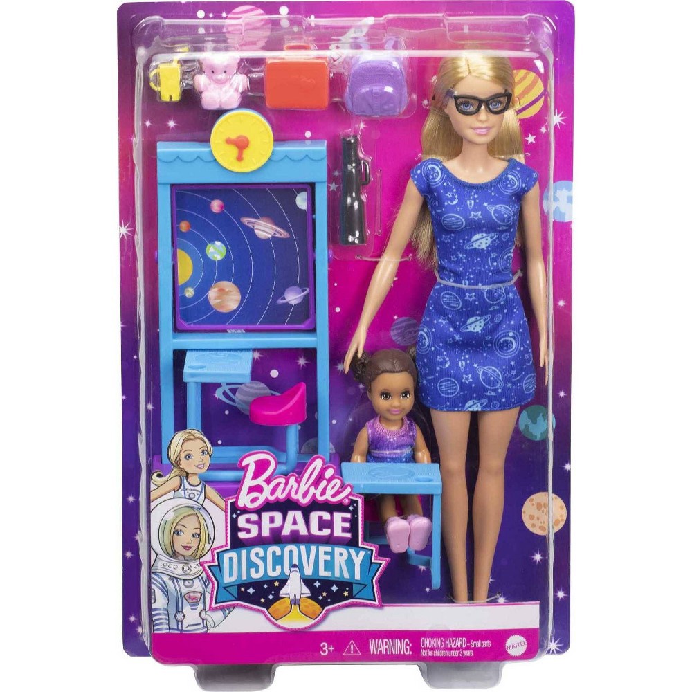 slide 4 of 5, ​Barbie Careers Space Discovery Dolls & Science Classroom Playset, 1 ct