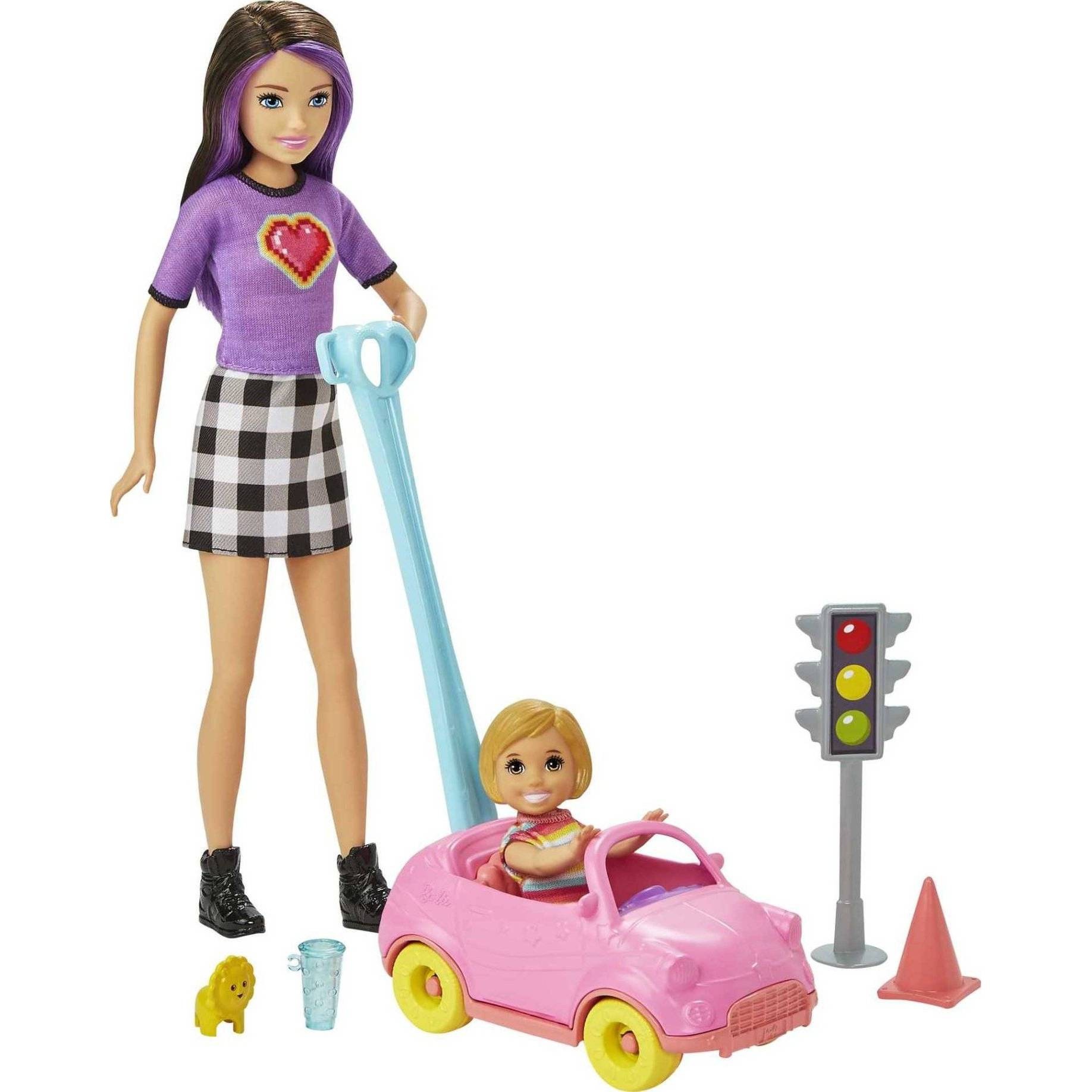 slide 1 of 4, Barbie Skipper Babysitters Inc. Toy Car Playset, 1 ct