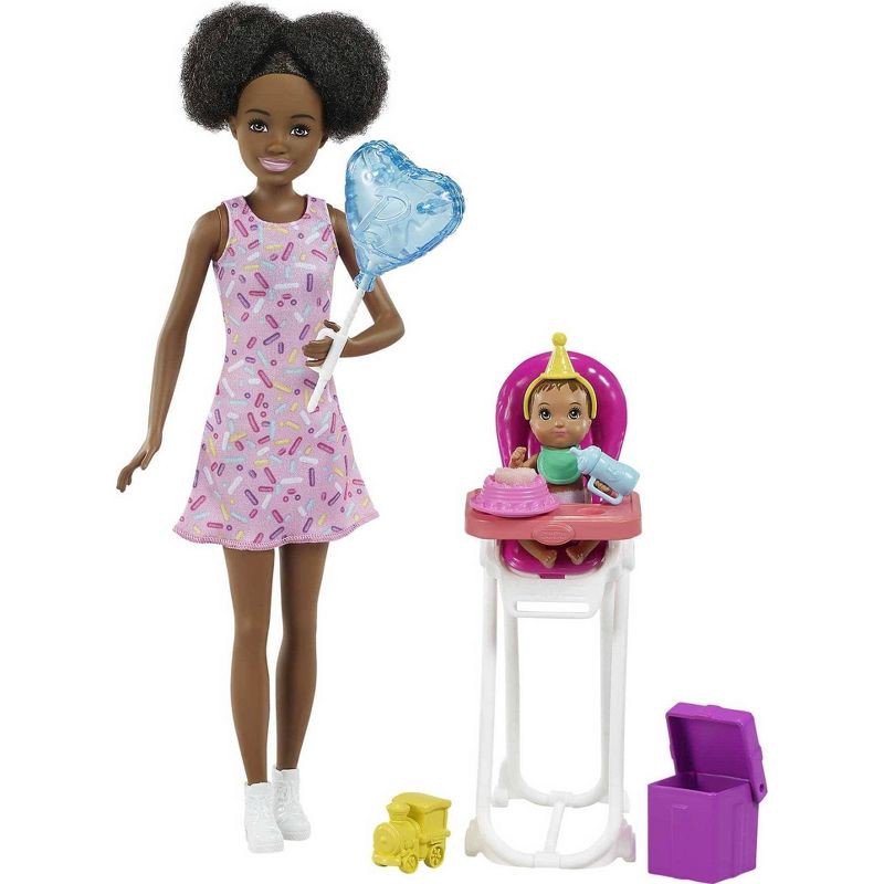 slide 1 of 1, Barbie Skipper Babysitters Inc Dolls and Playset - Black Hair, 1 ct