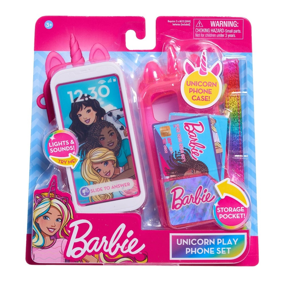 slide 6 of 10, Barbie Unicorn Play Phone Set, 1 ct