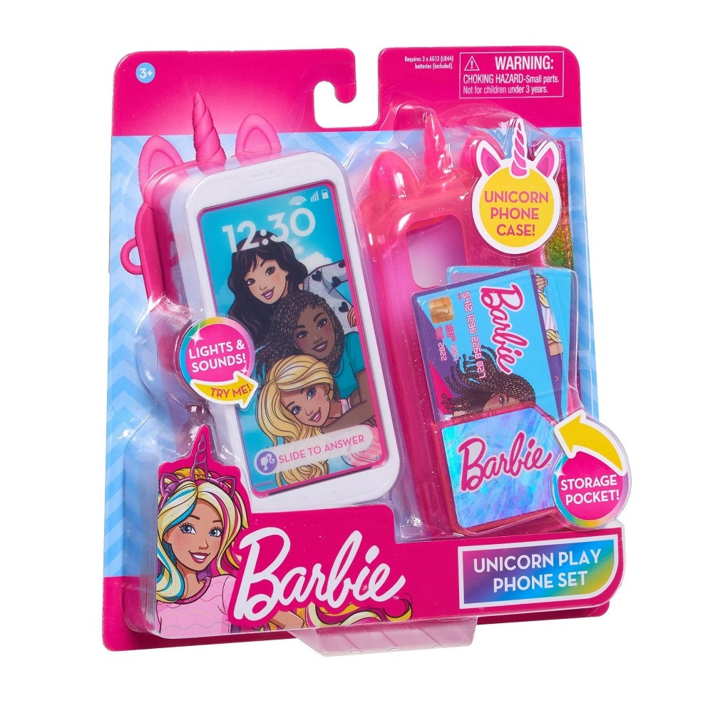 slide 7 of 10, Barbie Unicorn Play Phone Set, 1 ct