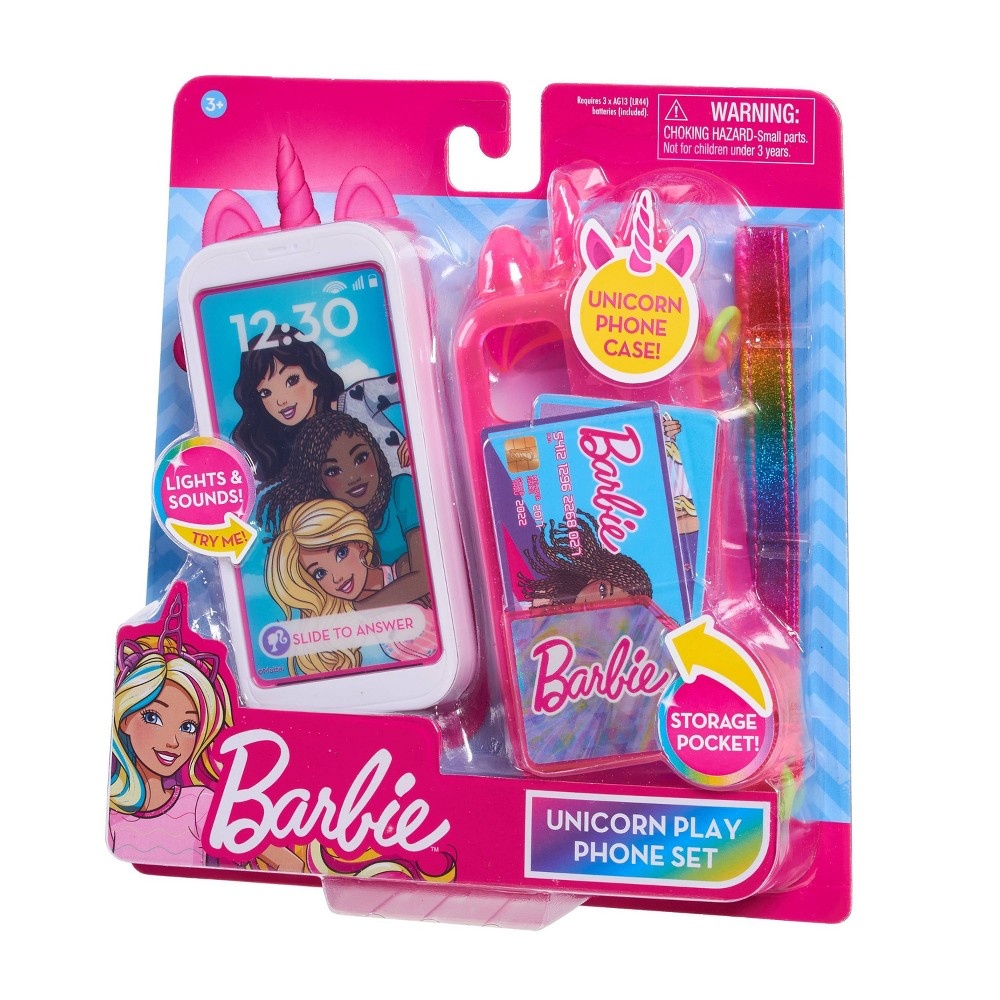 slide 8 of 10, Barbie Unicorn Play Phone Set, 1 ct