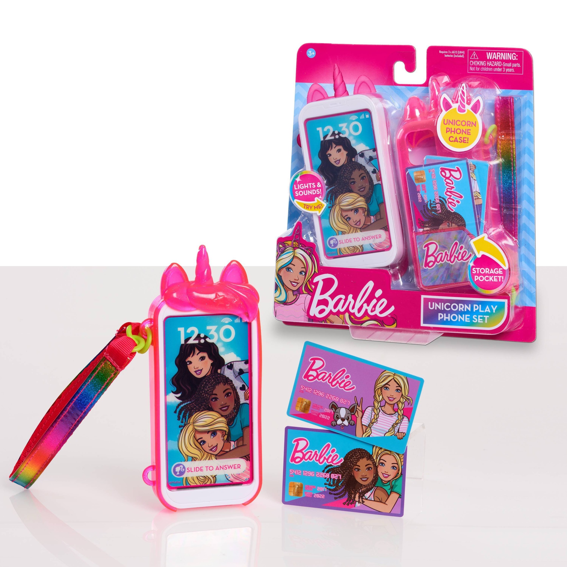 slide 1 of 10, Barbie Unicorn Play Phone Set, 1 ct