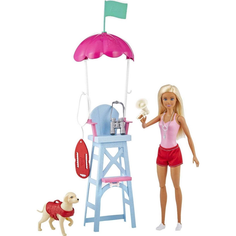 slide 3 of 5, ​Barbie Careers Lifeguard Doll Playset, 1 ct