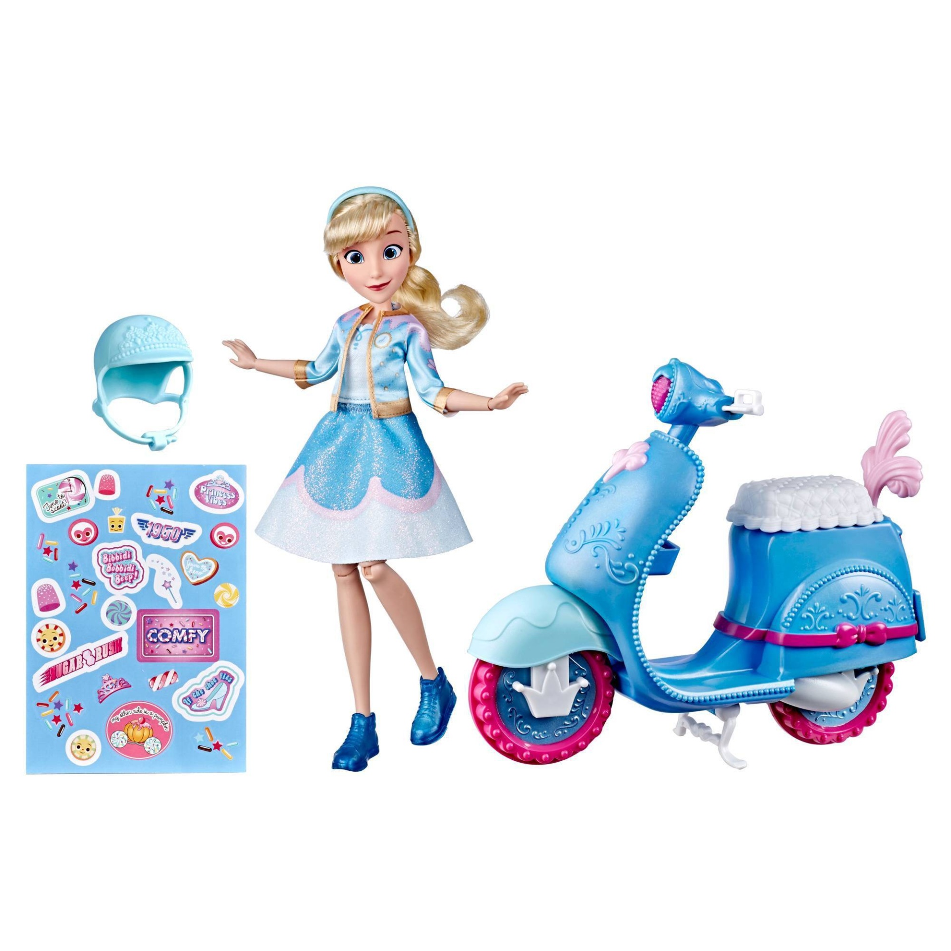 slide 1 of 7, Disney Princess Comfy Squad Cinderella's Sweet Scooter, 1 ct