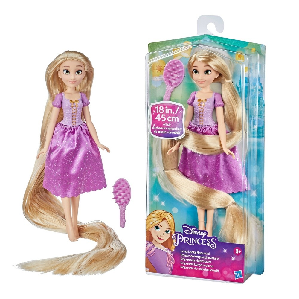 slide 4 of 4, Disney Princess Longest Locks Rapunzel Fashion Doll, 1 ct