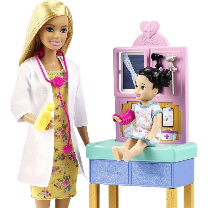 slide 2 of 6, ​Barbie Careers Pediatrician Doll Playset, 1 ct