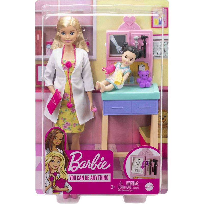 slide 5 of 6, ​Barbie Careers Pediatrician Doll Playset, 1 ct