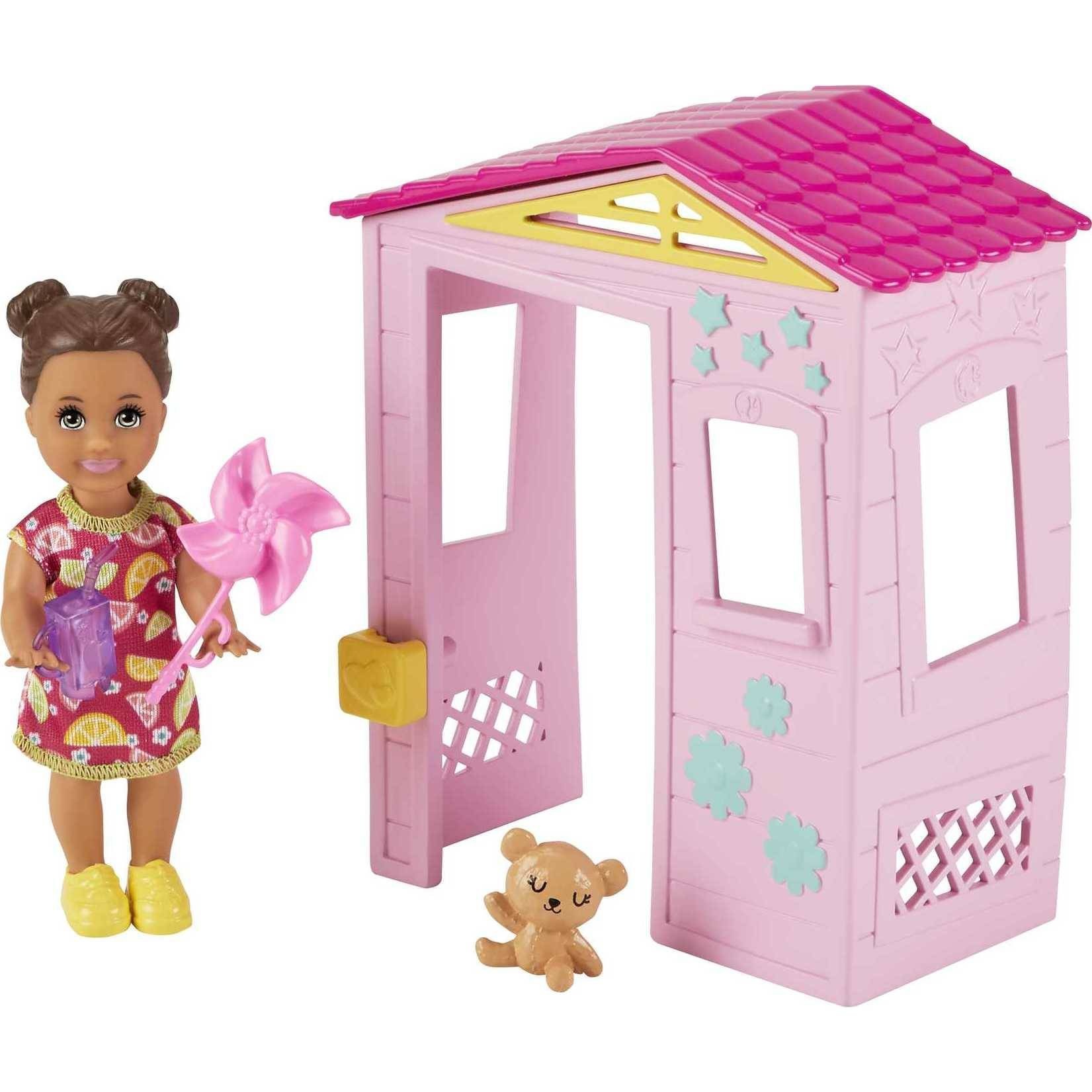 slide 1 of 5, Barbie Skipper Babysitters Inc. Playhouse Playset, 1 ct