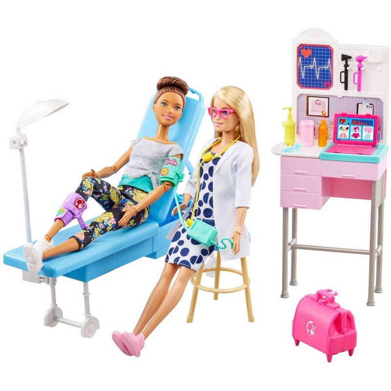 slide 4 of 5, ​Barbie Careers Medical Doctor Doll Playset, 1 ct