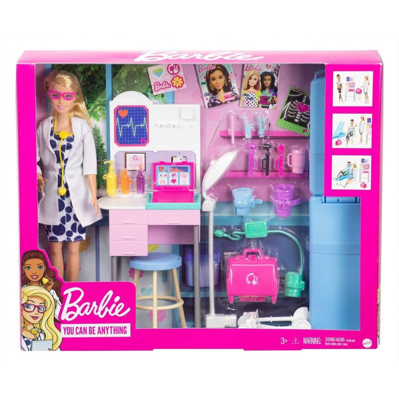 slide 5 of 5, ​Barbie Careers Medical Doctor Doll Playset, 1 ct