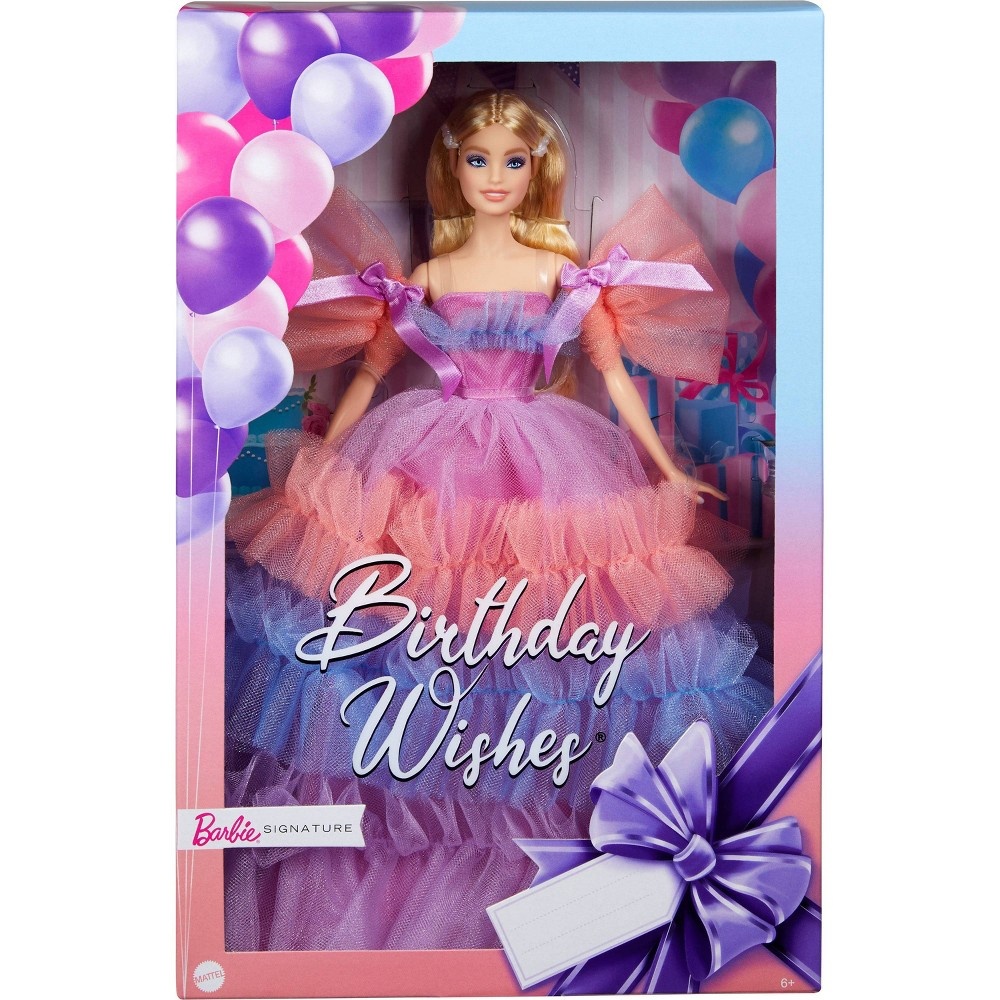 slide 6 of 6, Barbie Signature Birthday Wishes Collector Doll, 1 ct