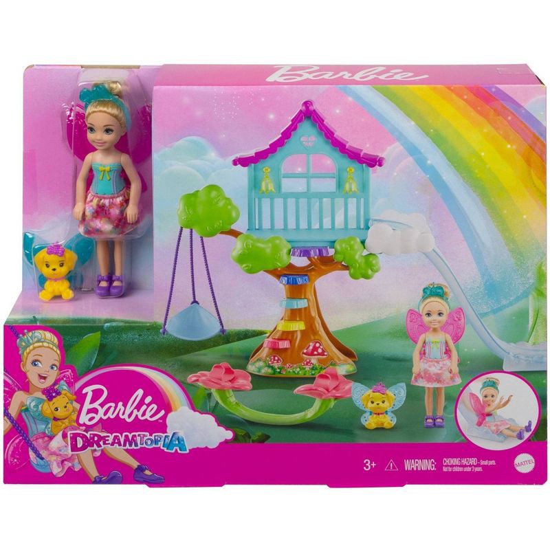 slide 5 of 6, Barbie Dreamtopia Chelsea Treehouse Playset, 1 ct