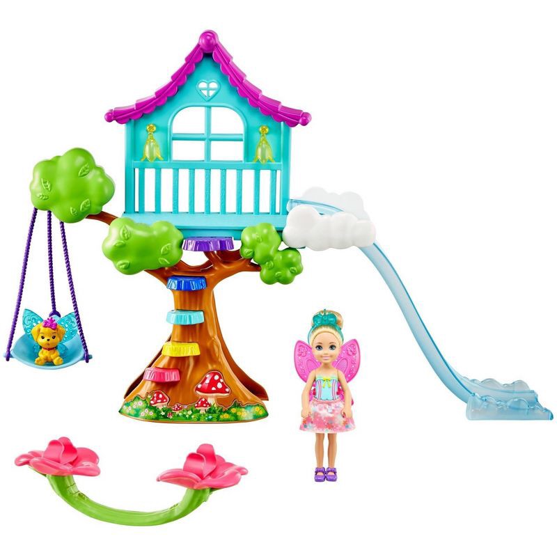 slide 1 of 6, Barbie Dreamtopia Chelsea Treehouse Playset, 1 ct