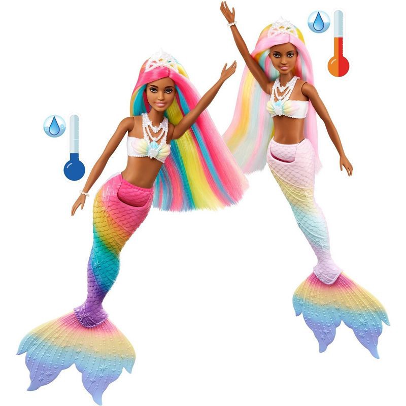 slide 6 of 6, Barbie Dreamtopia Rainbow Magic Mermaid Doll, 1 ct