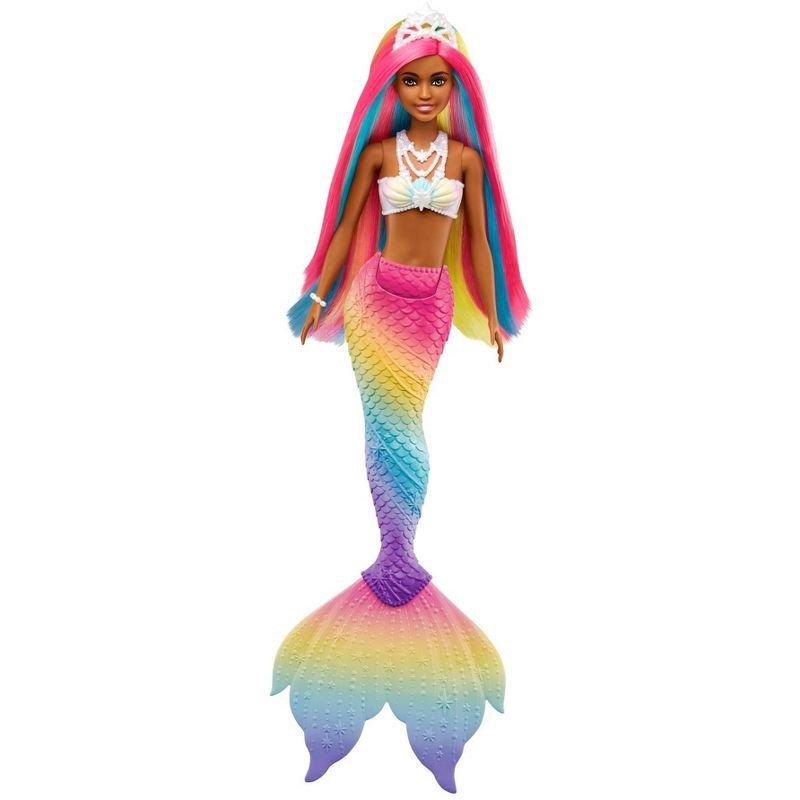 slide 4 of 6, Barbie Dreamtopia Rainbow Magic Mermaid Doll, 1 ct