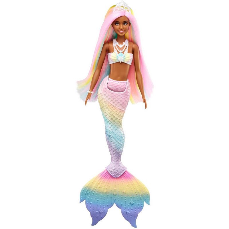 slide 1 of 6, Barbie Dreamtopia Rainbow Magic Mermaid Doll, 1 ct