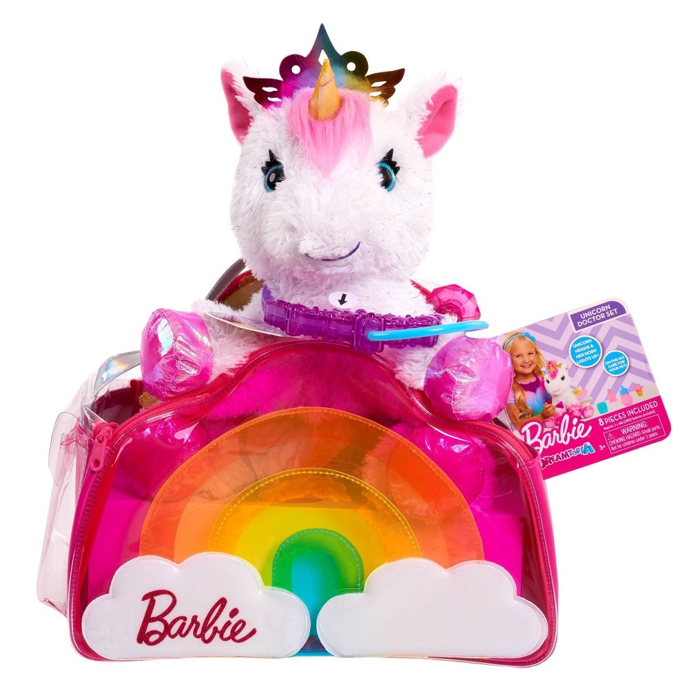 slide 4 of 7, Barbie Unicorn Pet Doctor Stuffed Animal, 1 ct