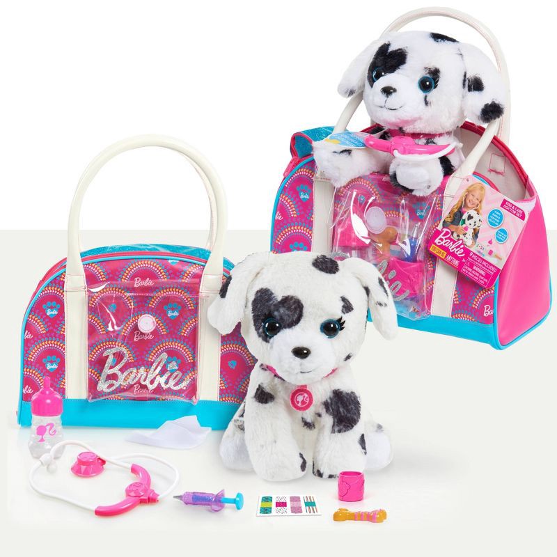 slide 1 of 1, Barbie Pet Doctor with Dalmation Puppy Stuffed Animal, 1 ct