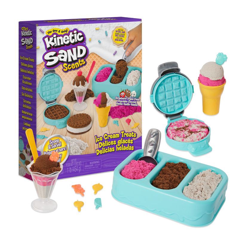 slide 1 of 13, Kinetic Sand Scents Ice Cream Treats, 1 ct
