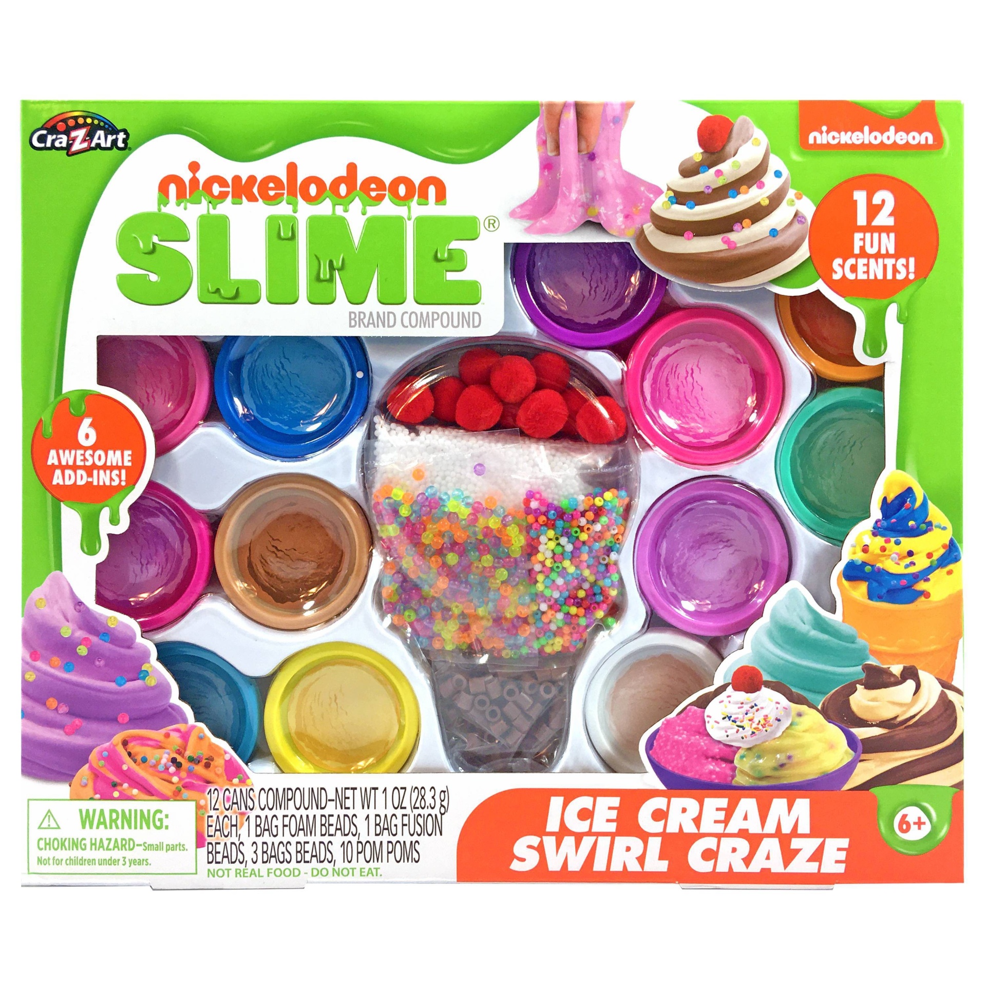 slide 1 of 9, Nickelodeon Ice Cream Swirl Craze Slime Kit by Cra-Z-Art, 1 ct