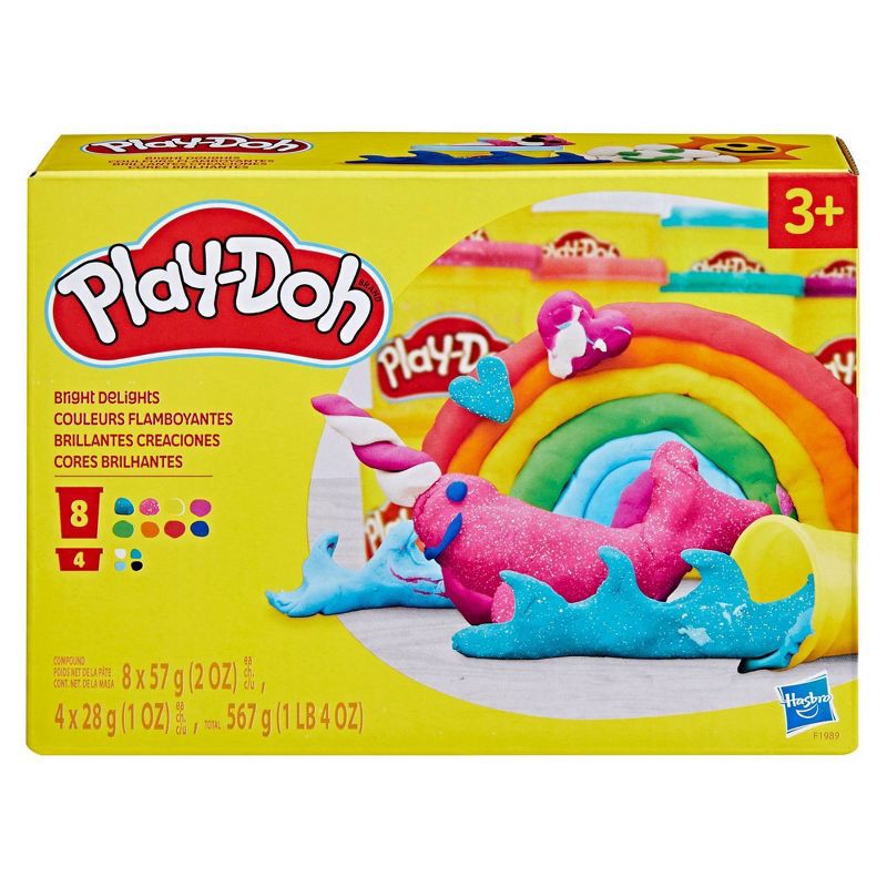slide 3 of 8, Play-Doh Bright Delights Multipack - 12pc, Christmas Stocking Stuffers for Kids', 12 ct
