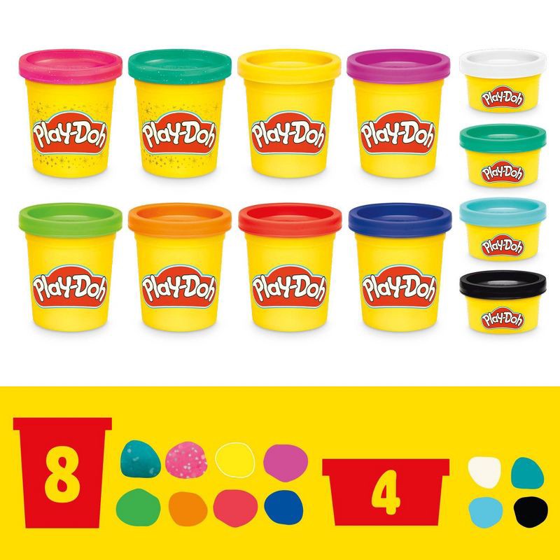 slide 5 of 8, Play-Doh Bright Delights Multipack - 12pc, Christmas Stocking Stuffers for Kids', 12 ct